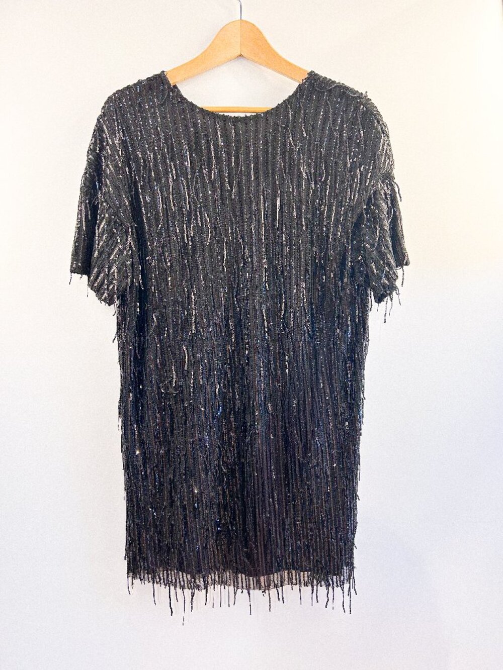 ZARA Sequin Fringe Dress - Size Small
